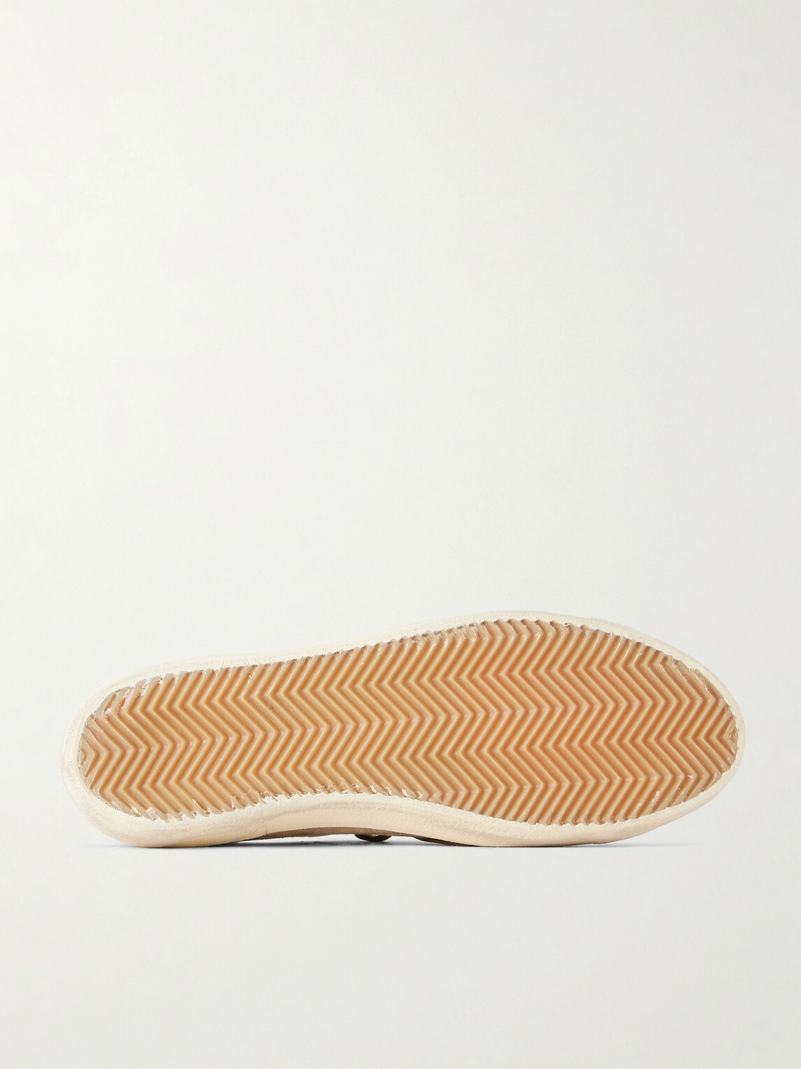 Golden Goose - Soul Star Leather-Trimmed Suede Sneakers - Brown