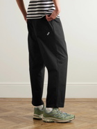 WTAPS - 01 Wide-Leg Cotton-Poplin Drawstring Trousers - Black