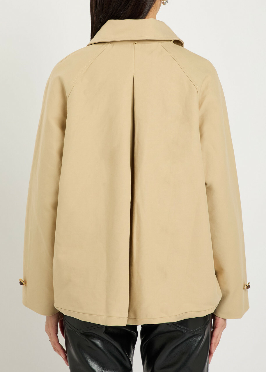 Sister Jane Galleria Hooded Cotton Jacket Tan