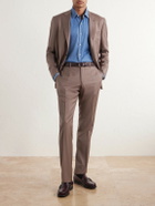 Canali - Slim-Fit Wool-Twill Suit Trousers - Brown