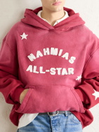 NAHMIAS - All Star Printed Cotton-Jersey Hoodie - Red