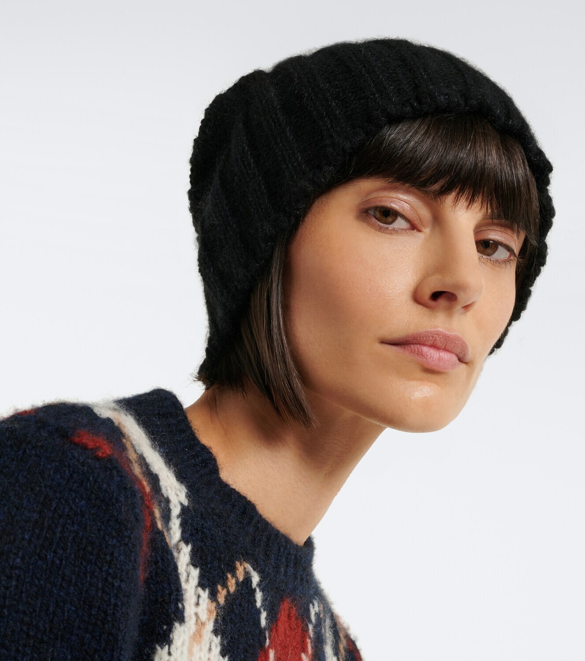 Khaite Lake cashmere, mohair, and silk beanie