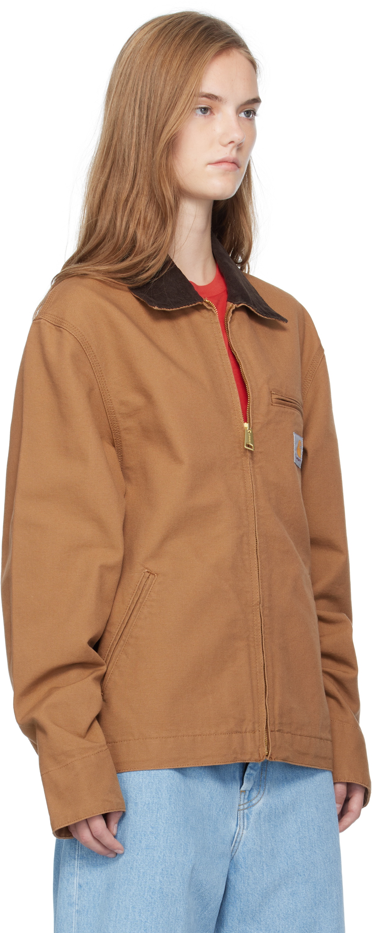 Carhartt Work In Progress Brown Detroit Jacket