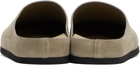Common Projects Taupe Suede Clog Loafers