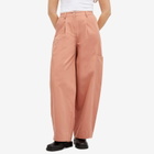 Holzweiler Women's Oak Baggy Trouser in Lt. Red