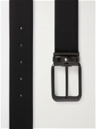 Montblanc - 3.5cm Reversible Textured-Leather Belt