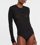 Khaite Janelle cotton-blend jersey bodysuit