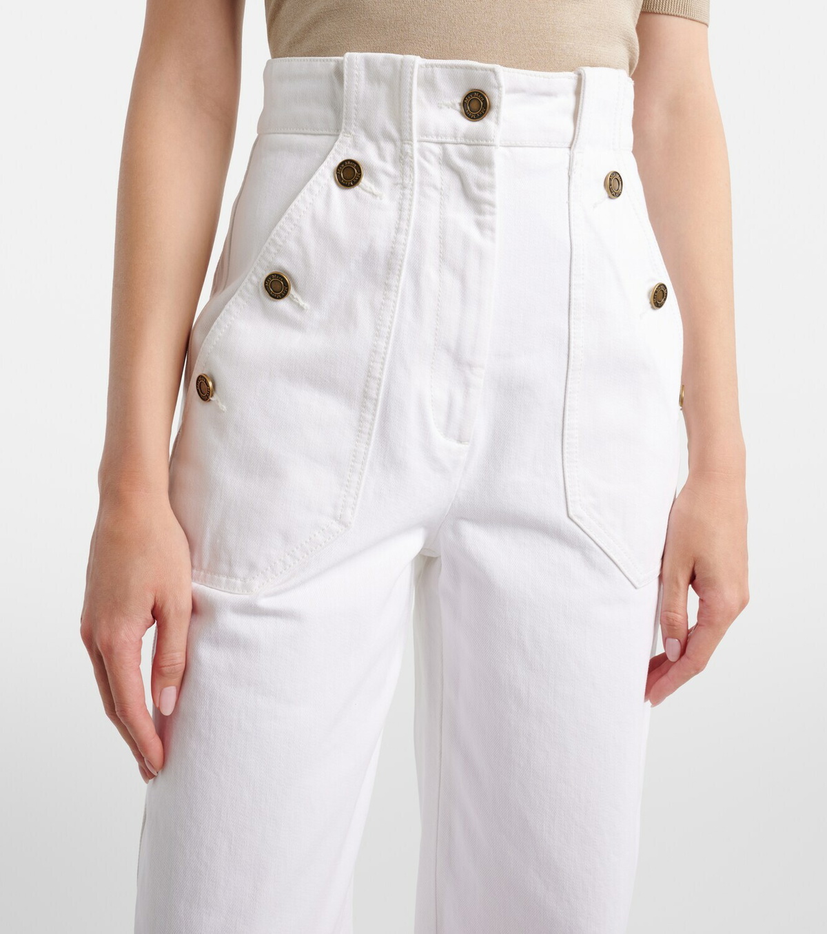 Max Mara High-rise wide-leg jeans