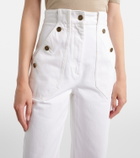 Max Mara High-rise wide-leg jeans