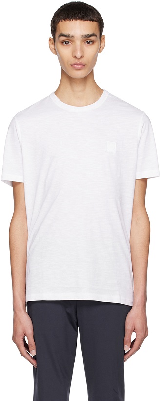 Photo: BOSS White Regular-Fit T-Shirt