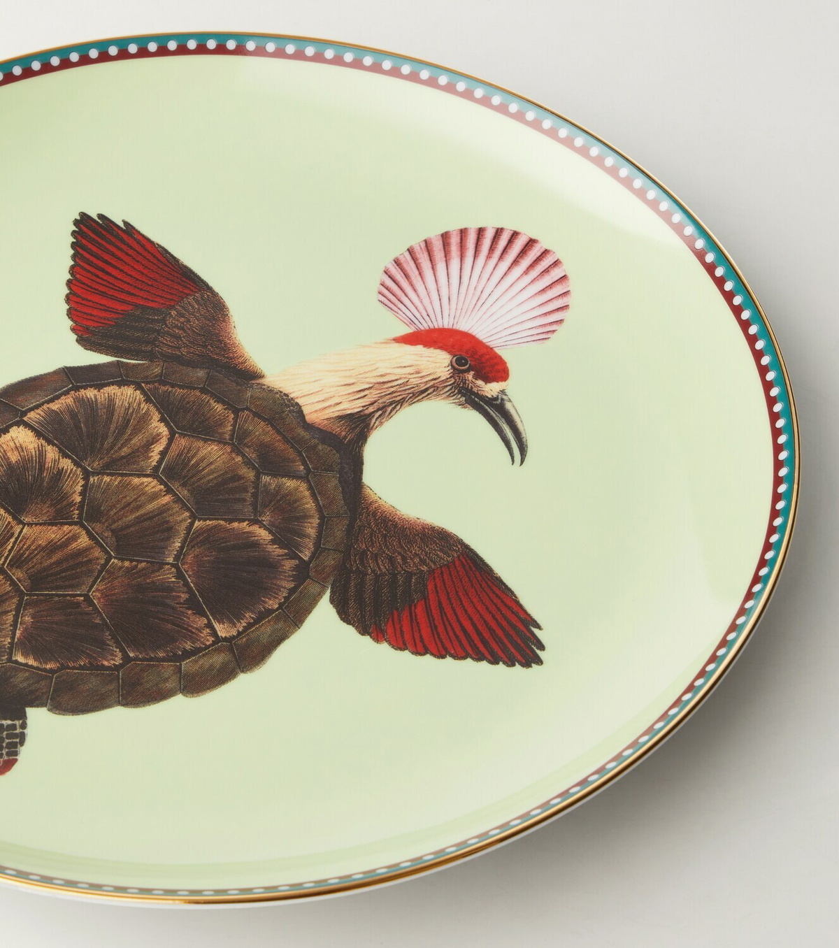 La DoubleJ Turtlair porcelain decorative plate