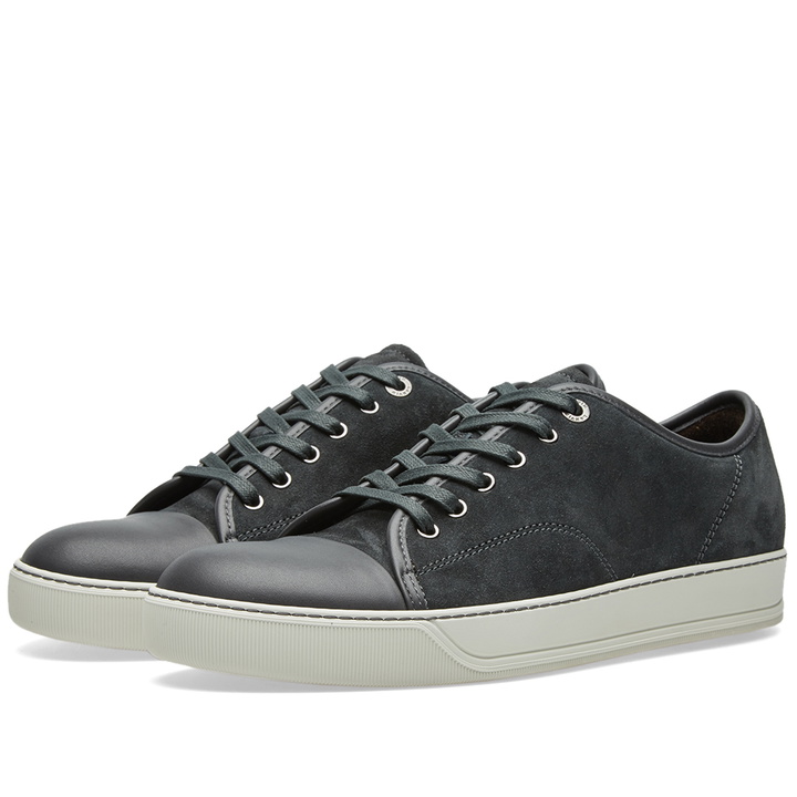 Photo: Lanvin Nappa Toe Cap Low Sneaker