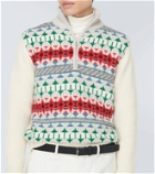 Loro Piana Noel Fair Isle cashmere half-zip sweater