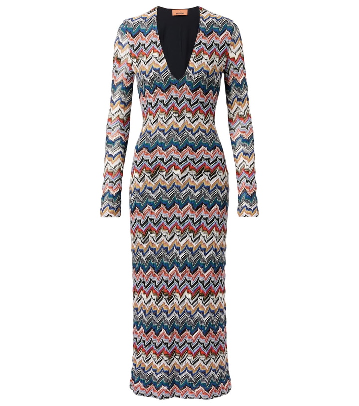 Photo: Missoni Zigzag lamé midi dress