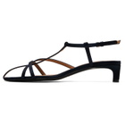 Jil Sander Navy Cage Low-Heel Sandals