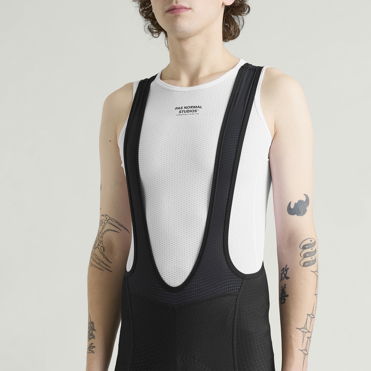 Pas Normal Studios Men's Sleeveless Baselayer in White