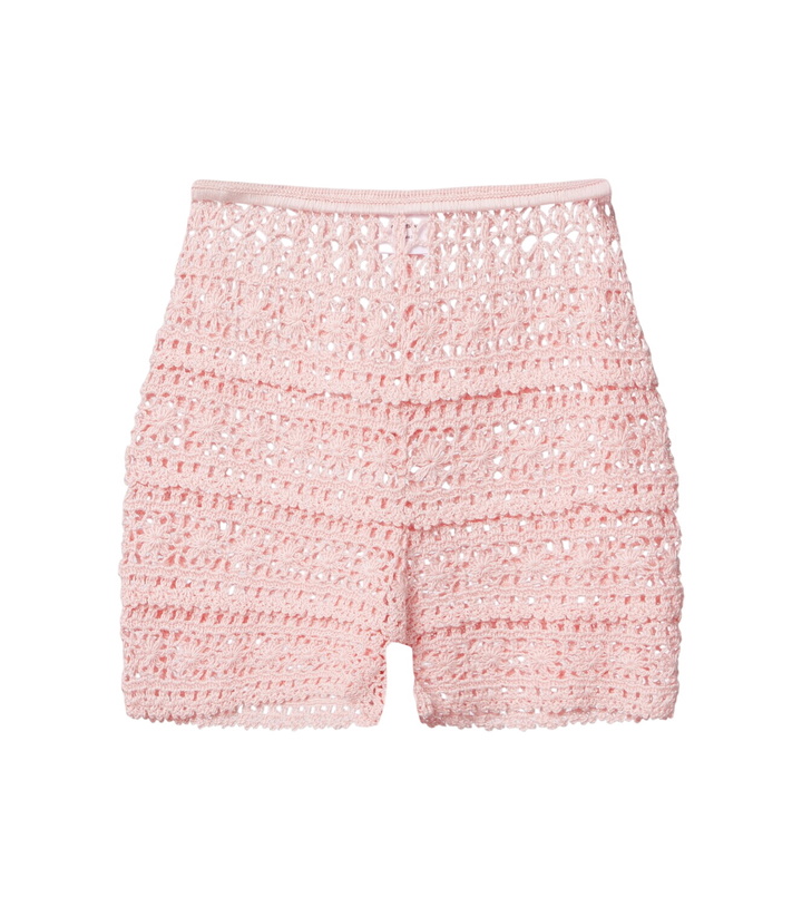 Photo: Anna Kosturova Deauville crochet cotton shorts