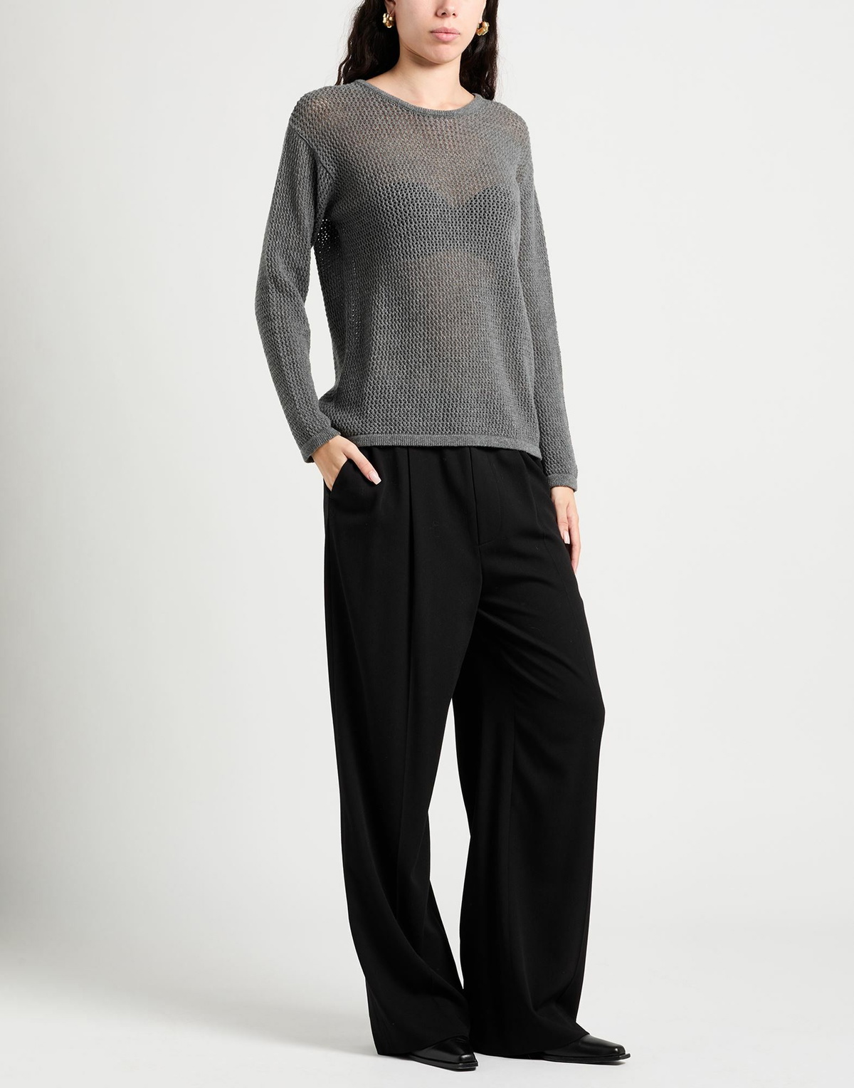 Crossley Womens Sweater in Grey