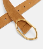 Jacquemus Calisson suede belt