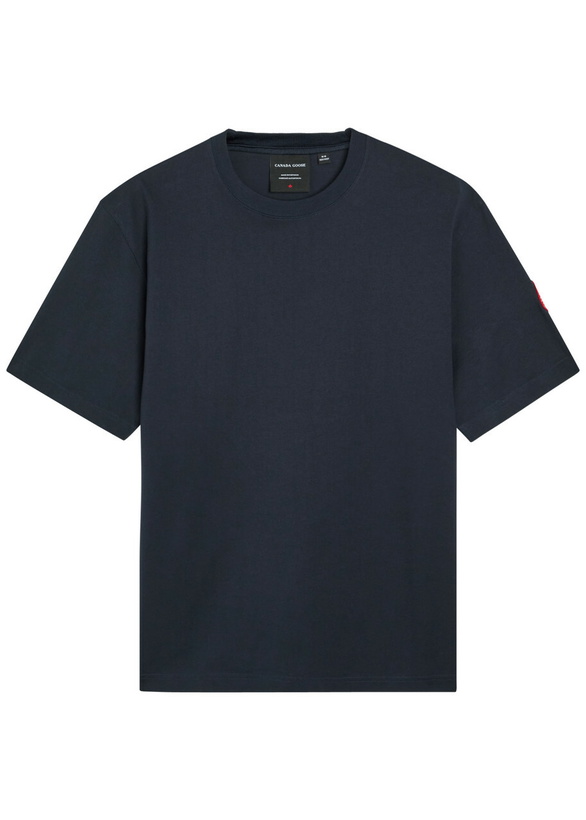 Photo: Canada Goose Novo Logo Cotton T-shirt Navy