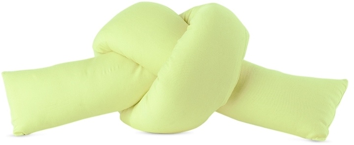 Photo: JIU JIE SSENSE Exclusive Green Baby Knot Cushion