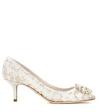 Dolce&Gabbana Bellucci embellished lace pumps