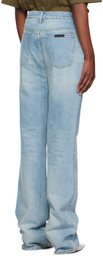 Fear of God ESSENTIALS Blue High-Waisted Jeans