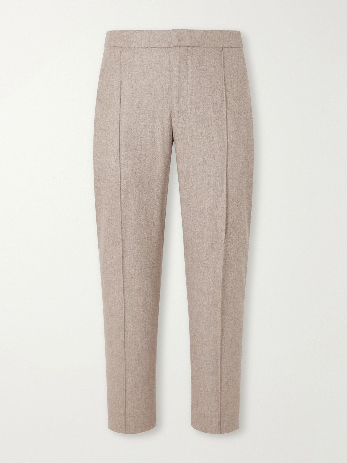 Zegna - Straight-Leg Wool, Cashmere and Silk-Blend Trousers - Brown