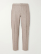 Zegna - Straight-Leg Wool, Cashmere and Silk-Blend Trousers - Brown