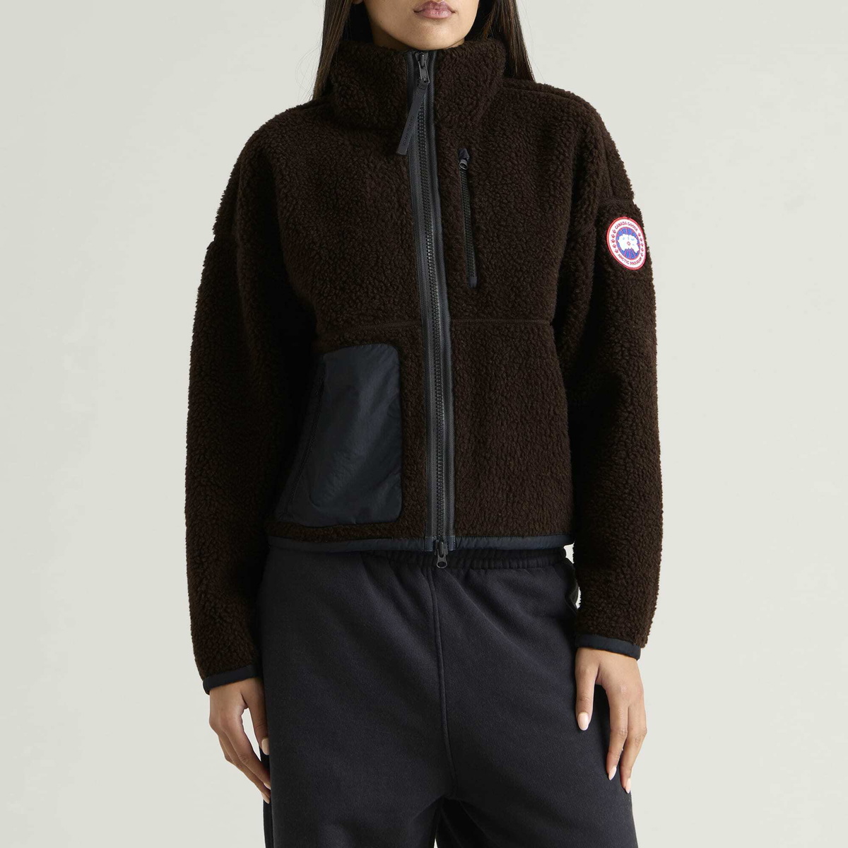 Canada Goose Women's Simcoe Fleece Jacket in Terra