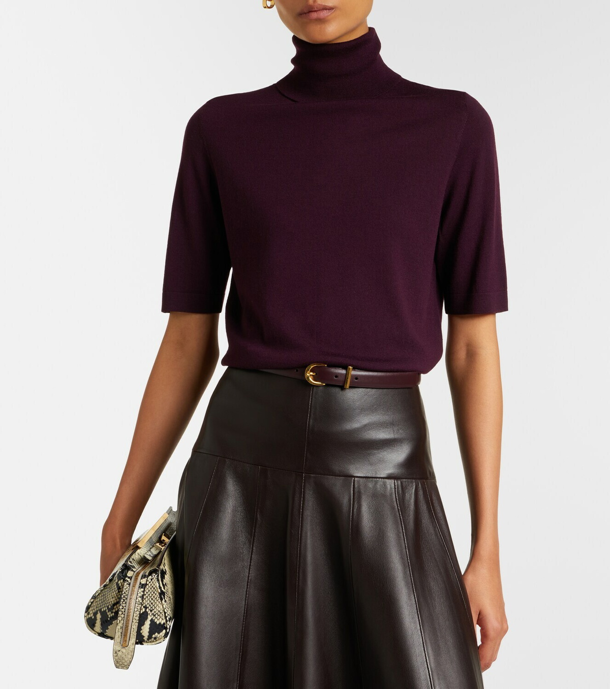 Jardin des Orangers Turtleneck virgin wool sweater