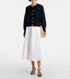 Altuzarra Liam cotton and silk-blend cardigan