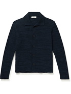 Mr P. - Brushed Knitted Shirt - Blue