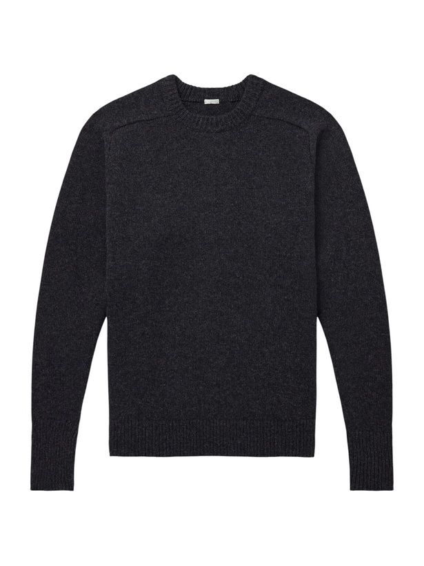 Photo: A.PRESSE - Paneled Wool Sweater - Gray