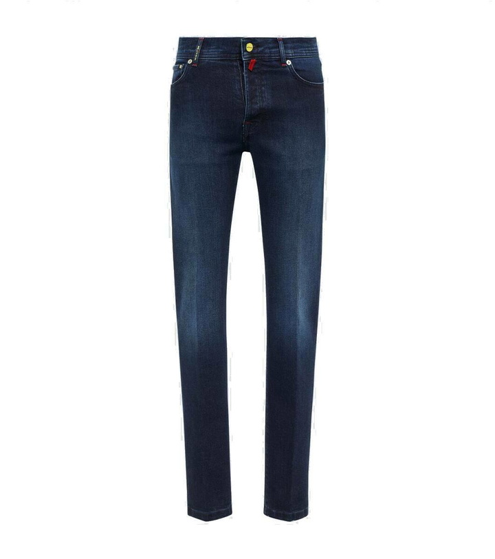 Photo: Kiton Mid-rise skinny jeans