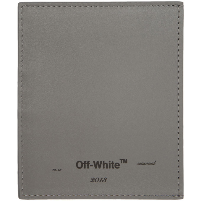 Photo: Off-White Grey Seasonal Card Holder