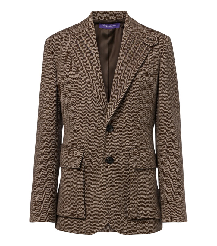 Photo: Ralph Lauren Collection Preston II wool-blend tweed blazer