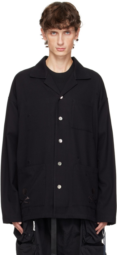Photo: mastermind JAPAN Black Flannel Shirt Jacket