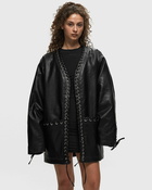 Rotate Birger Christensen Faded Oversized Jacket Black - Womens - Coats