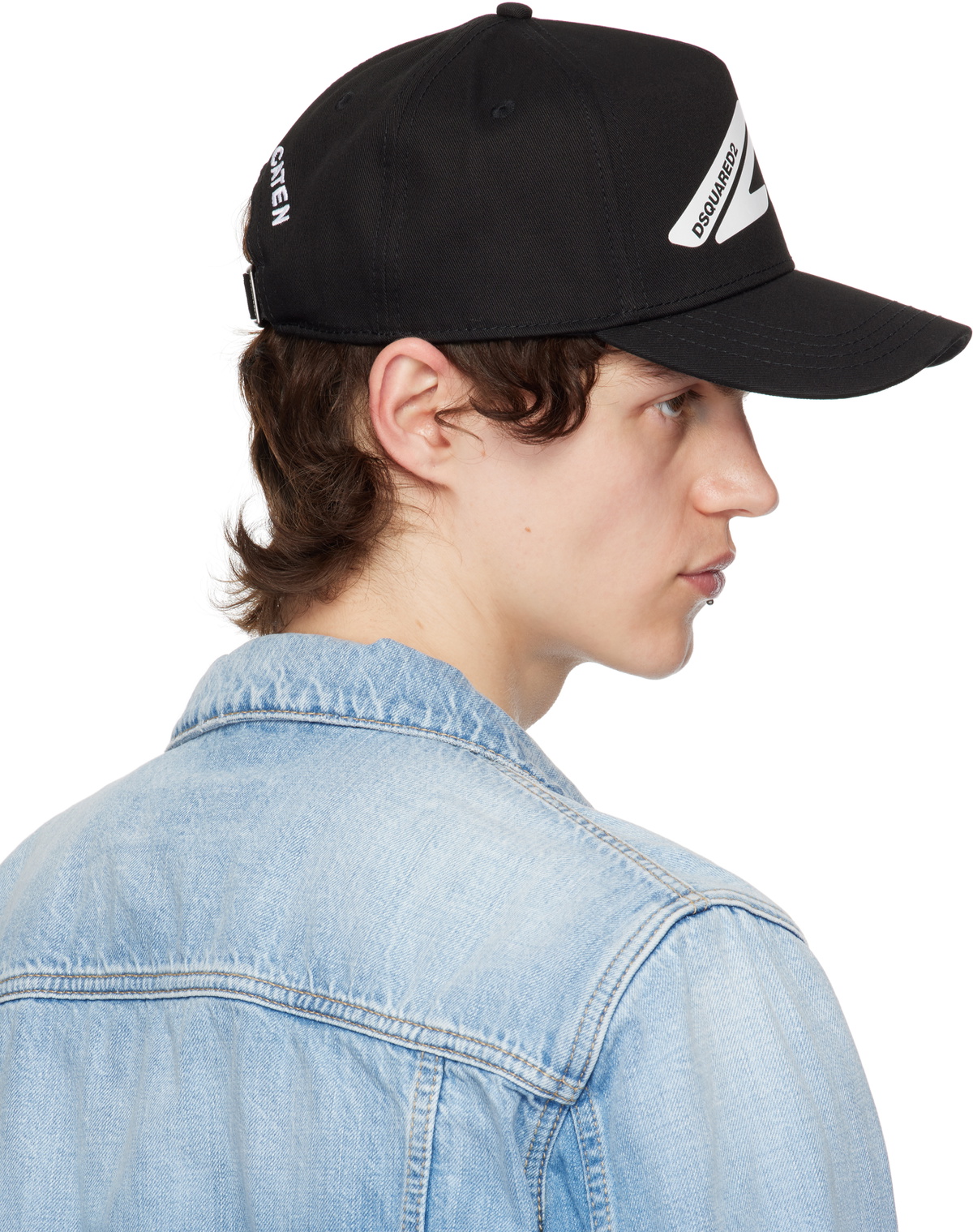Dsquared2 Black Icon New Generation Baseball Cap
