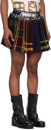 Chopova Lowena Multicolor Bulgarian Apron Mini Carabiner Skirt