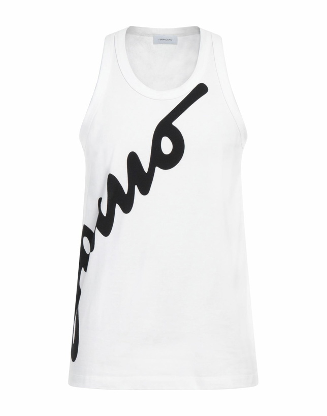 Photo: Ferragamo Mens Tank top in White