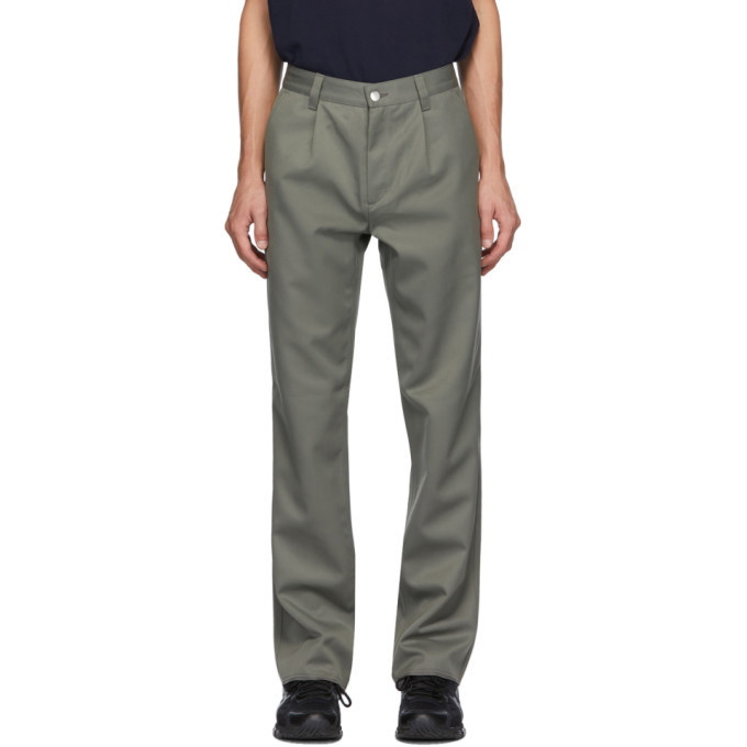 Photo: GR10K Green Wool Tailored Military Pants