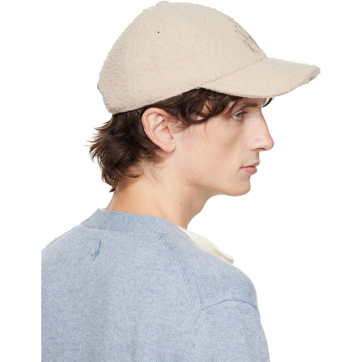 JW Anderson Beige Baseball Cap