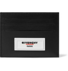 Givenchy - Logo-Appliquéd Rubber-Trimmed Leather Cardholder - Black