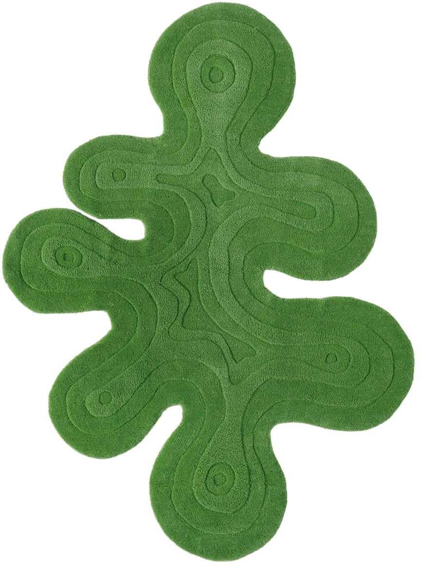 Mush Studios Green Medium Dune Rug