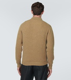 Loro Piana Ribbed-knit cashmere polo sweater