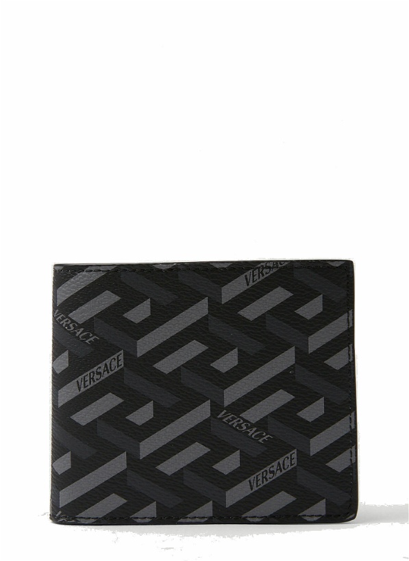 Photo: Graphic Bifold Wallet in Grey