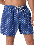 MC2 Saint Barth Man Lightweight Fabric Swim-shorts Lighting Micro Fantasy With Anchor Print
