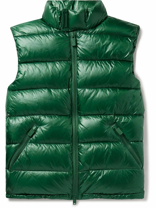 Photo: Aspesi - Quilted Shell Down Gilet - Green